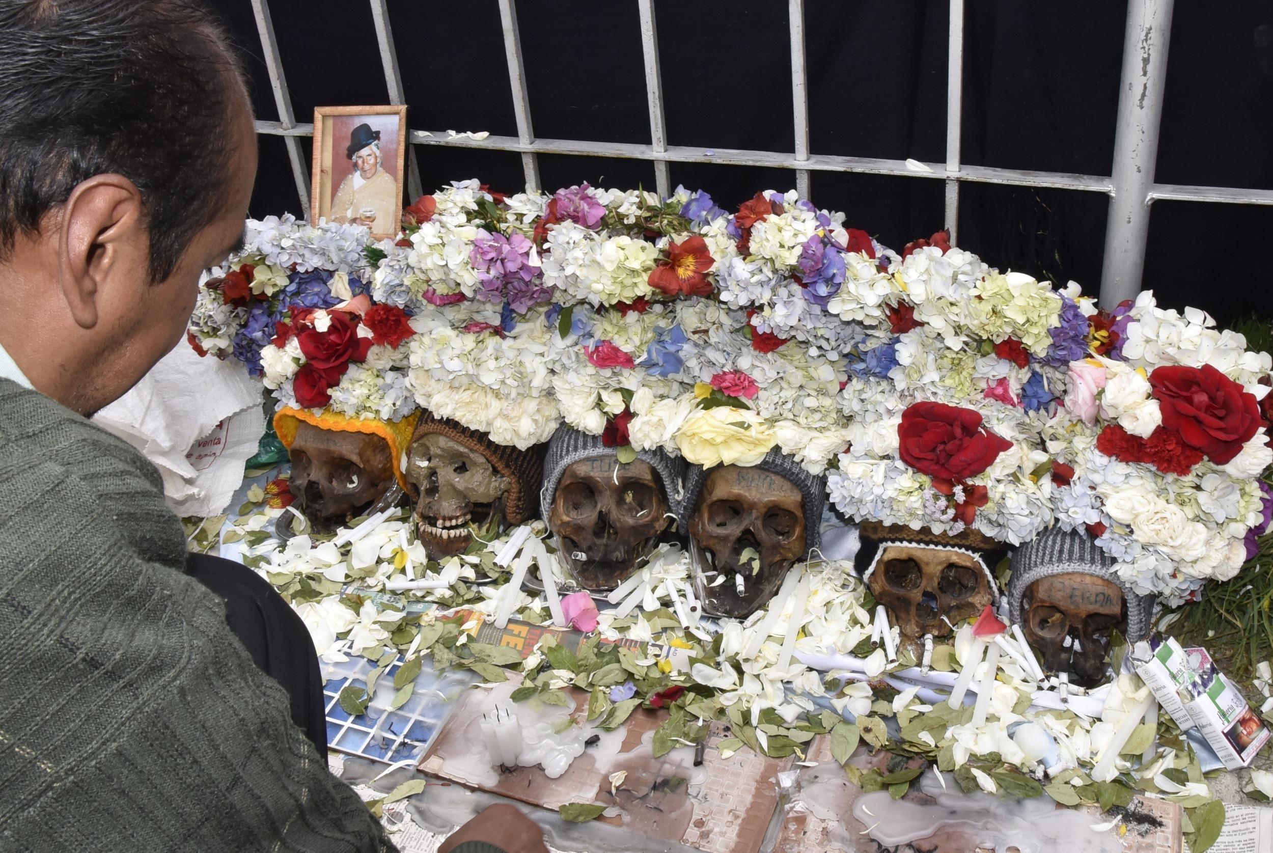 The Day of the Skulls celebration in Bolivia takes place a week later