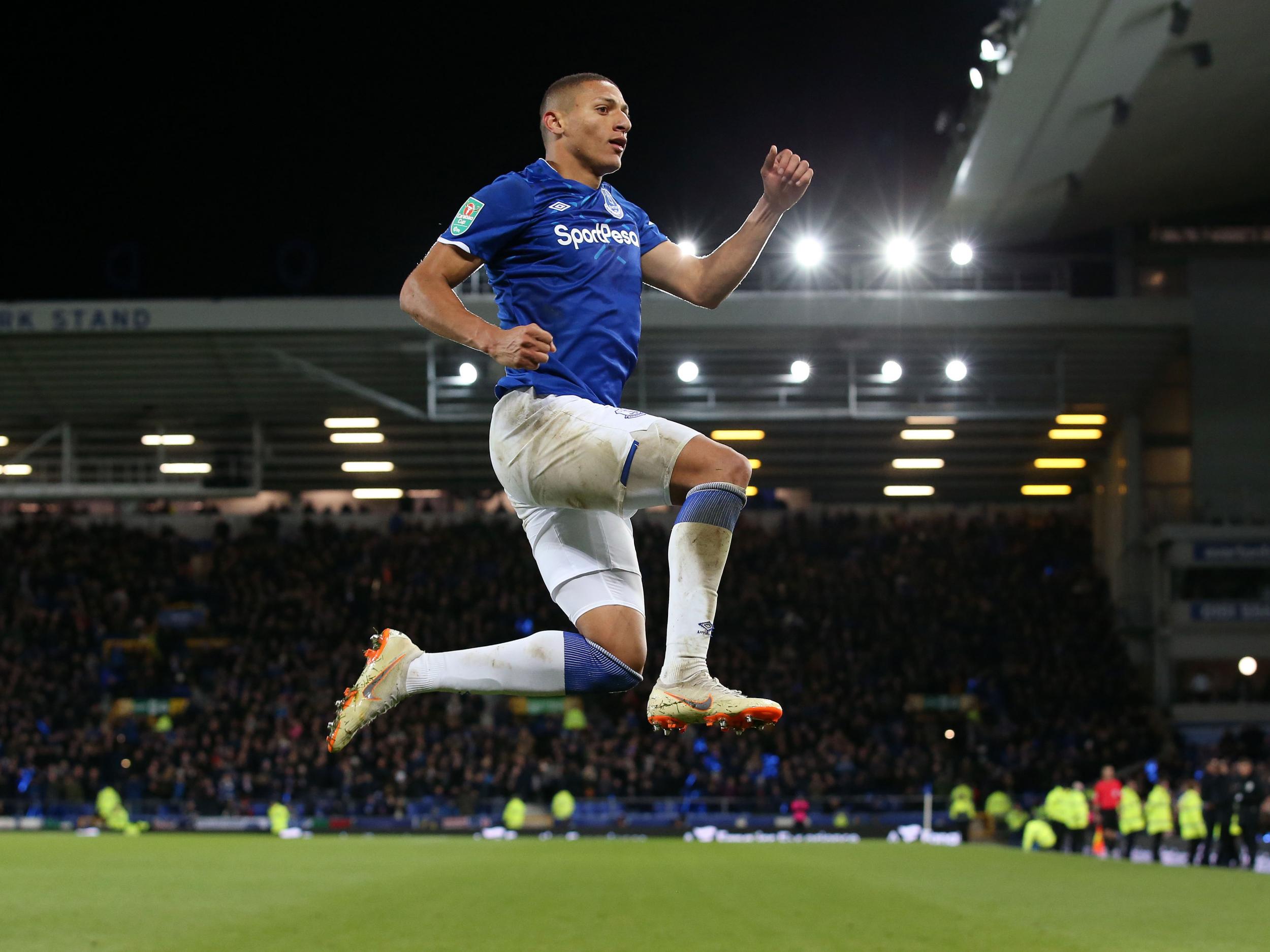 Richarlison helped Everton to victory against his former club