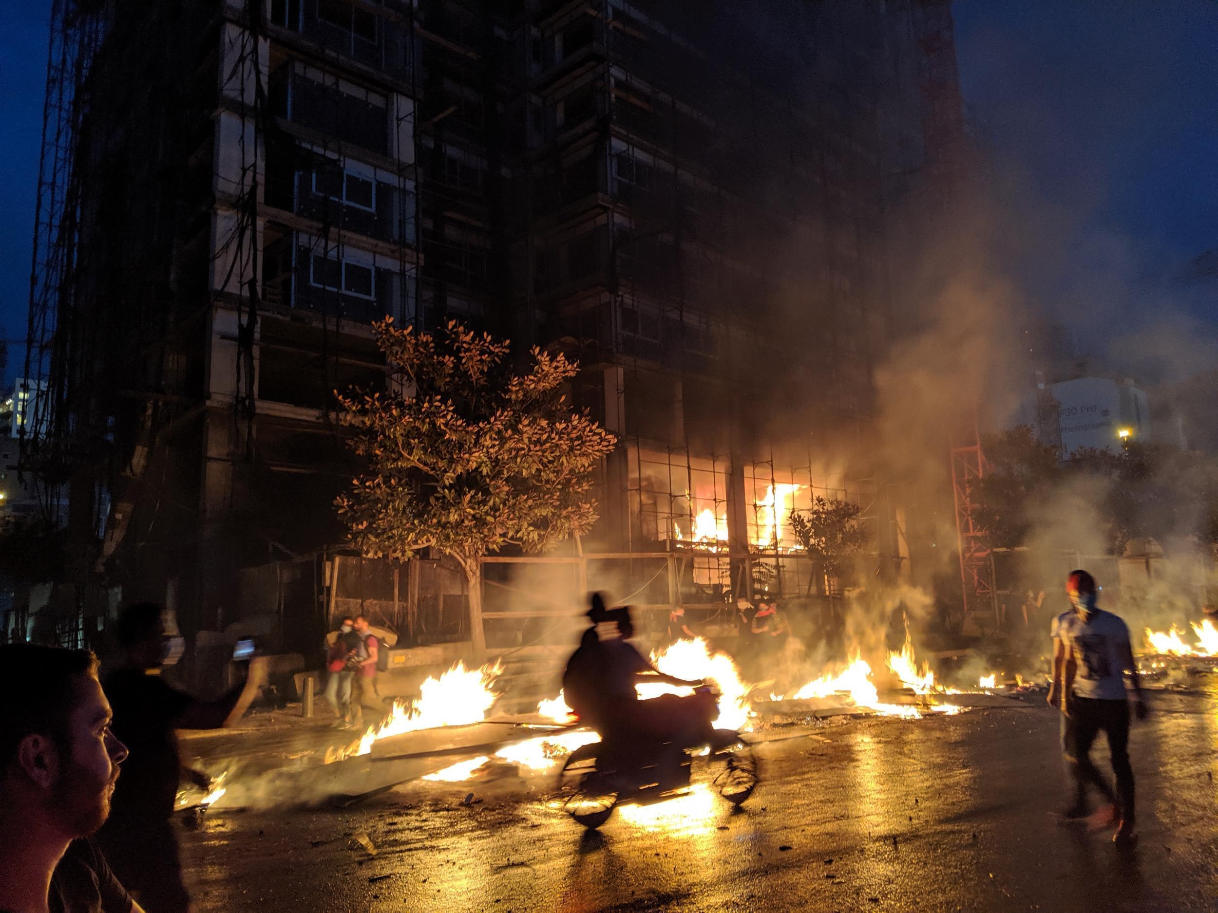 The protests in Lebanon began as a spontaneous burst of anger over new taxes. On October 17, mostly young men came on to the streets in the capital Beirut and across the country. They clashed with police and lit fires.