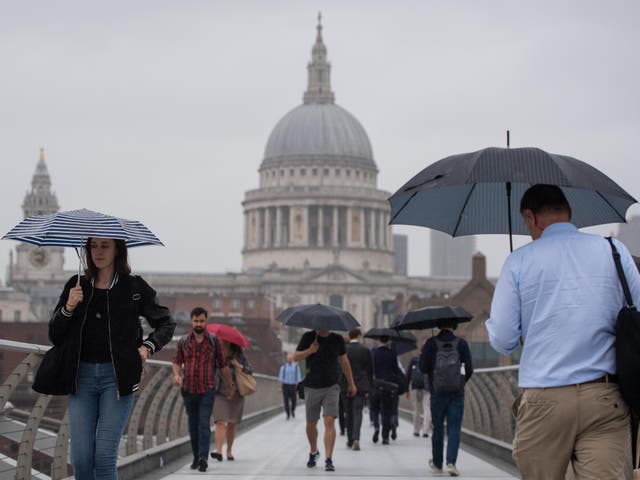 Heavy rain is forecast for this weekend