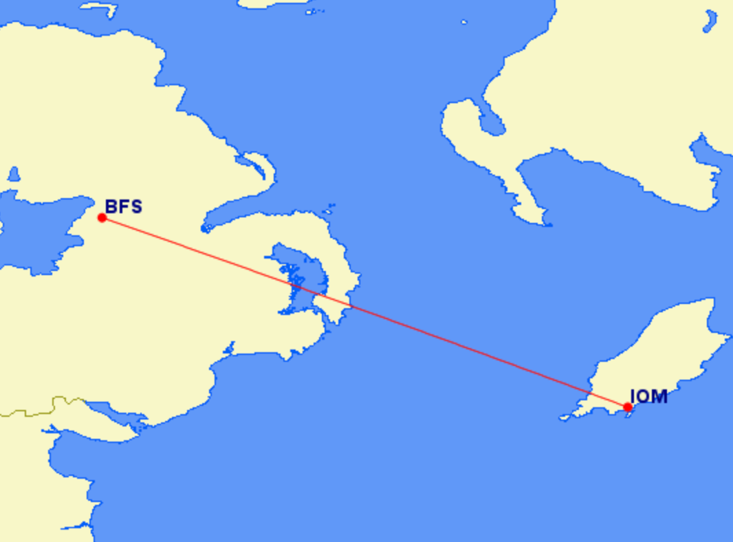 Short hop: Europe’s quickest no-frills air link, from Belfast International to the Isle of Man