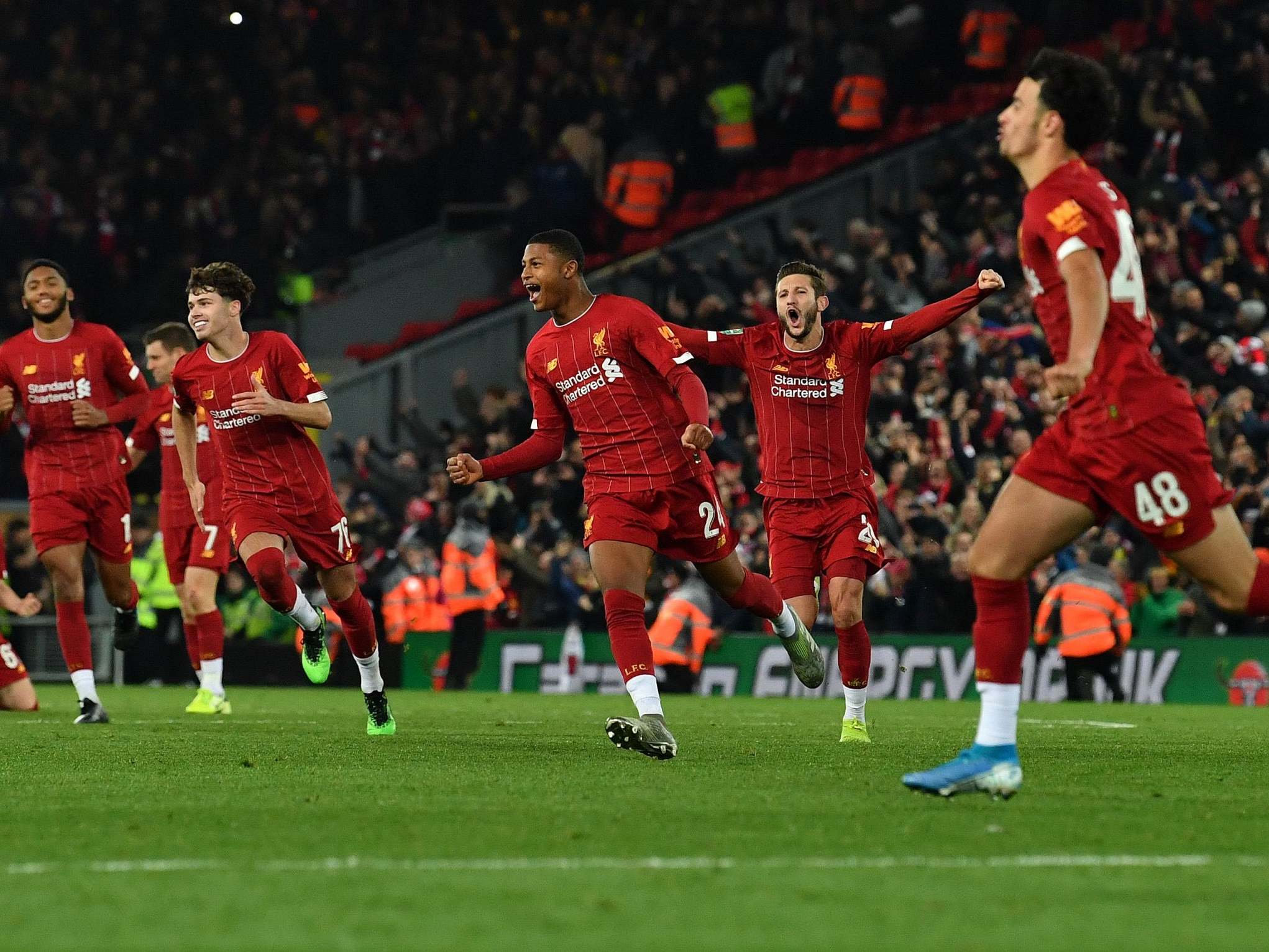 Liverpool won a thrilling game at Anfield on Wednesday night