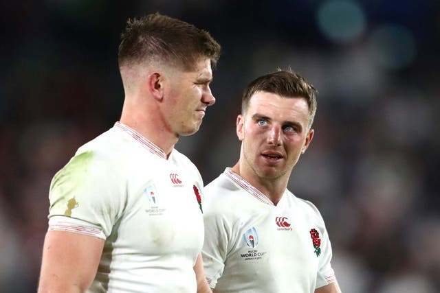 Owen Farrell and George Ford start the Rugby World Cup final between England and South Africa