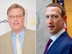 Aaron Sorkin writes furious open letter to Zuckerberg accusing him of ‘pumping out crazy lies’ after refusal to ban political advertising