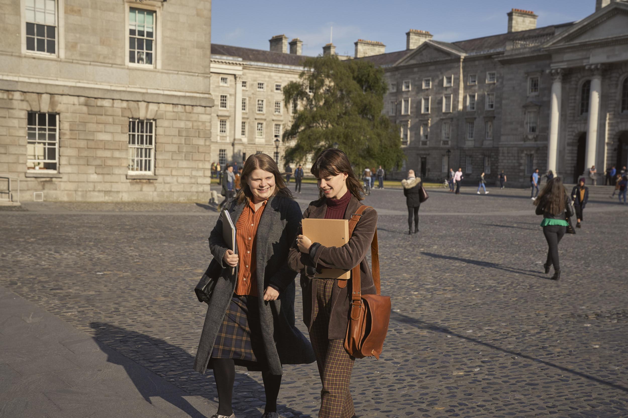 Marianne, right, thrives when she gets to Dublin