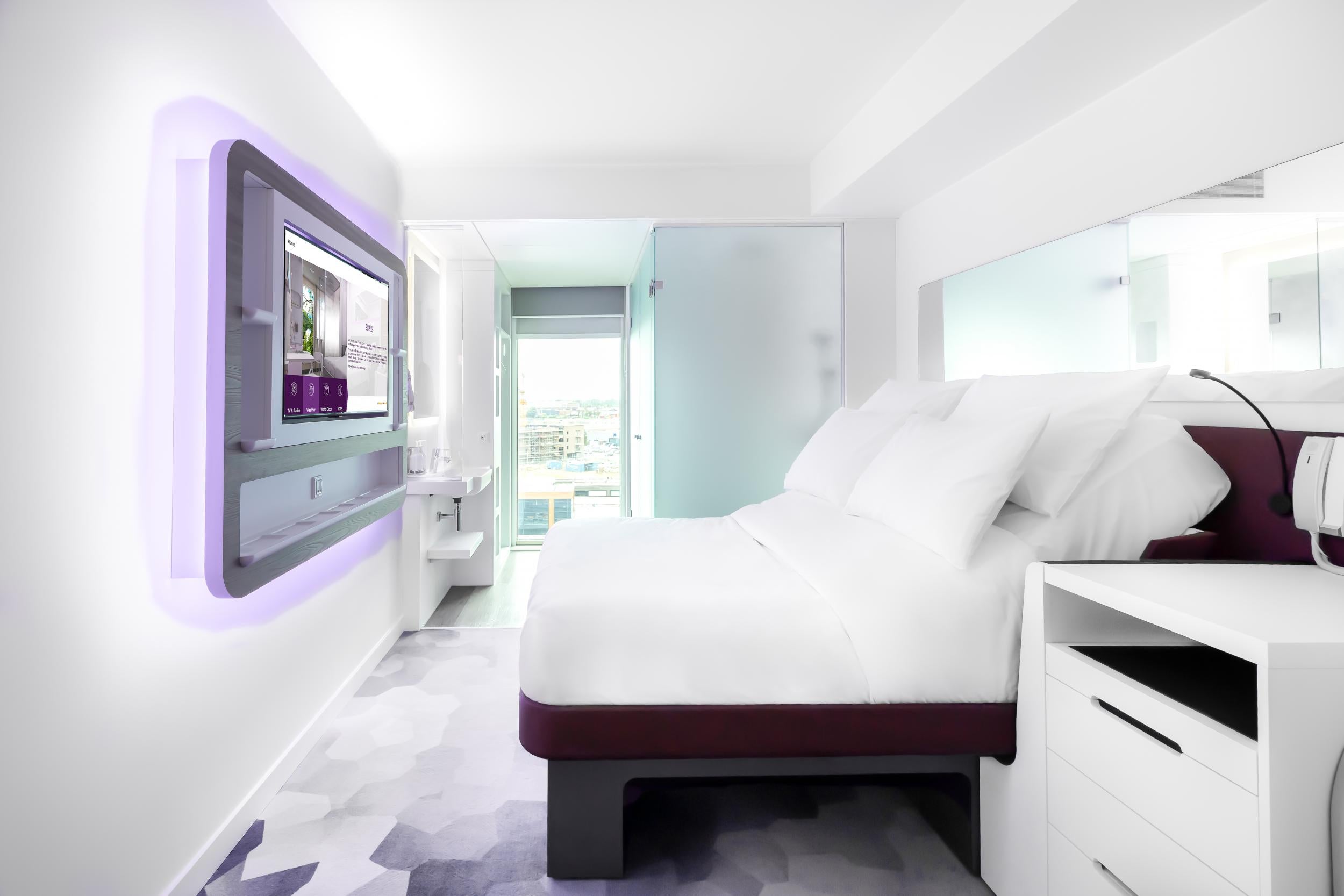Yotel combines space saving with space-age style