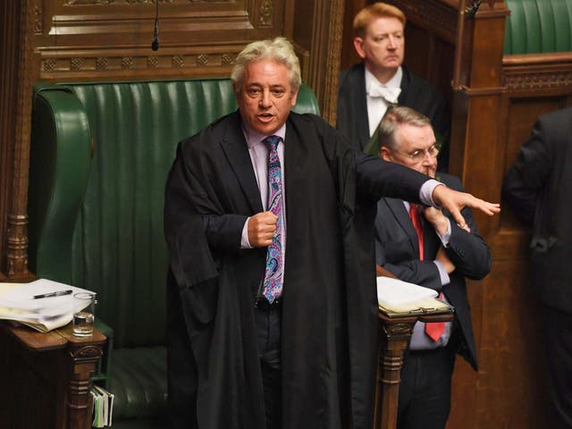 <p>John Bercow in the House of Commons </p>