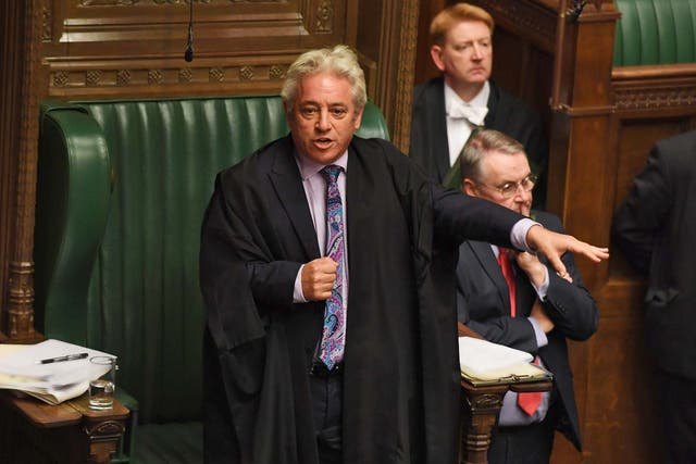 <p>John Bercow in the House of Commons </p>
