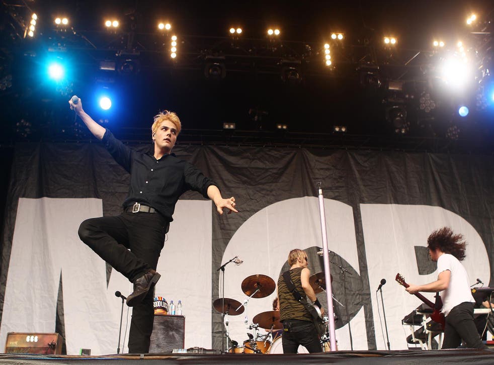 My Chemical Romance perform on 26 January, 2012 in Sydney, Australia.