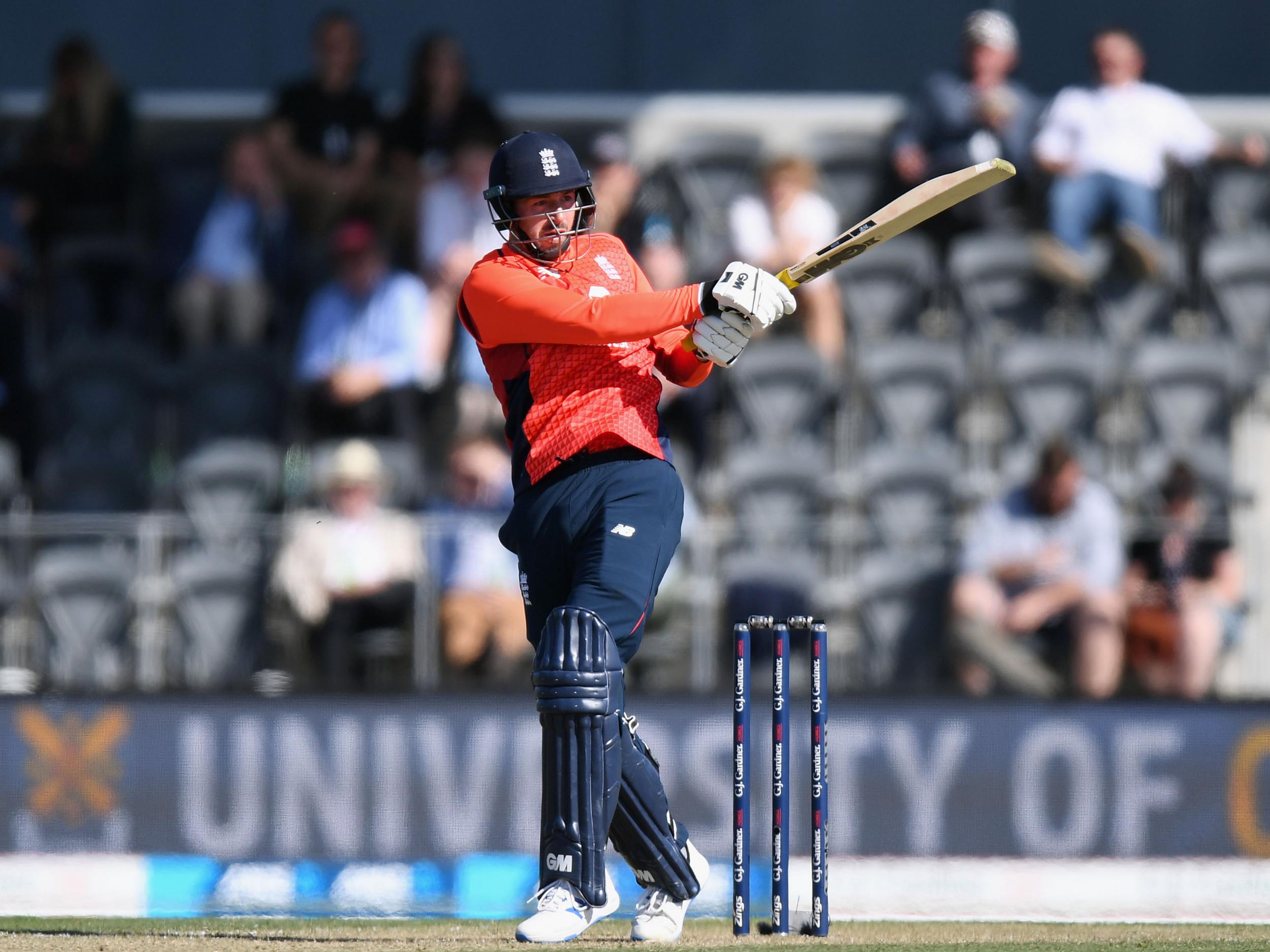 James Vince made 50 as England eased to victory in the first T20 against New Zealand