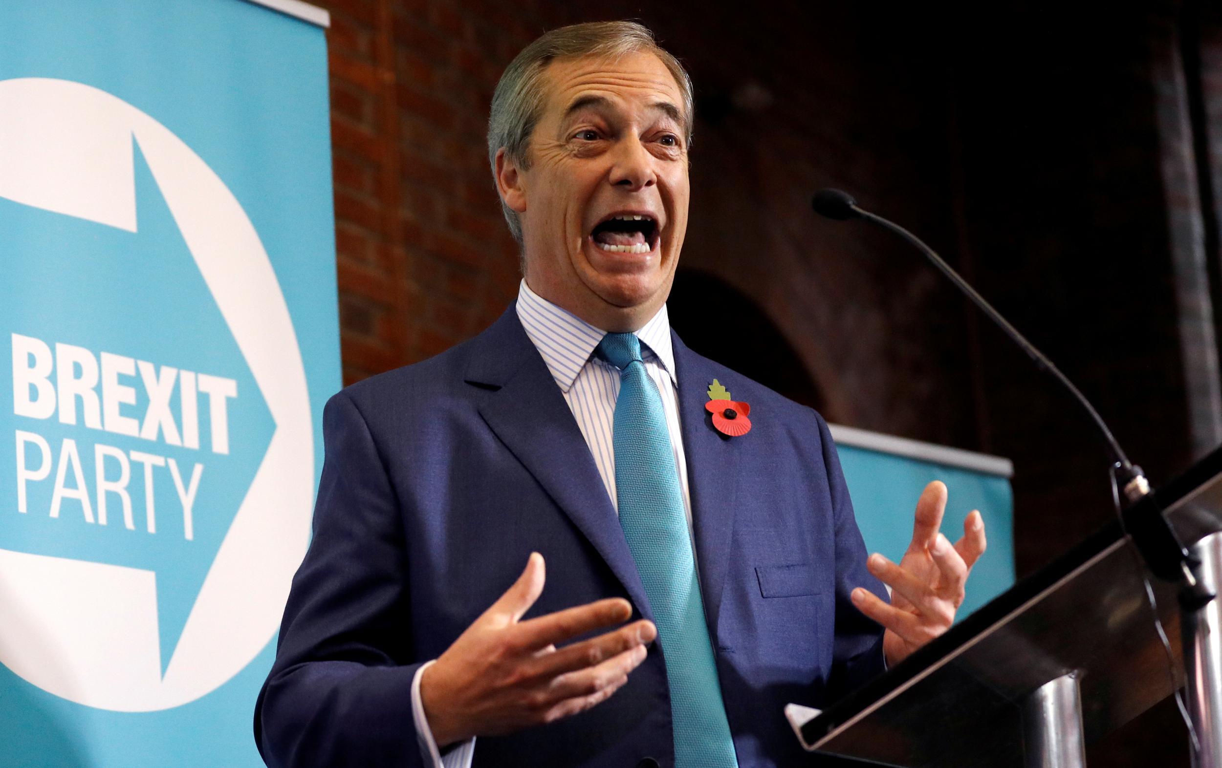 Nigel Farage calls for Conservatives to join Brexit Party in a Leave Alliance