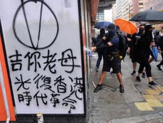 ‘Selling out Hong Kong people’: Global companies vandalised by protest