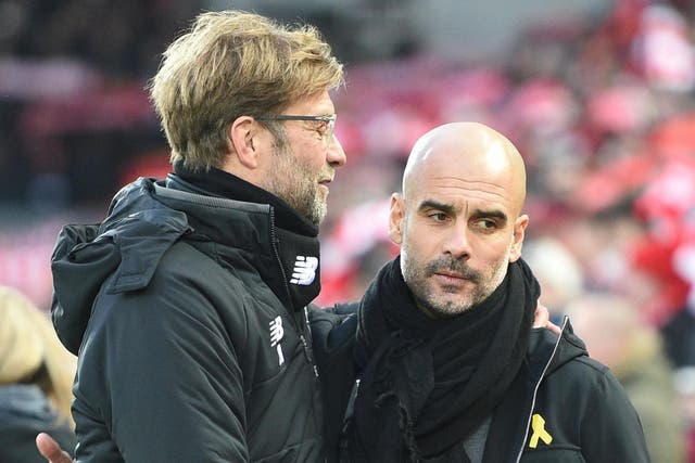 Klopp and Guardiola have gone head-to-head in Germany and England