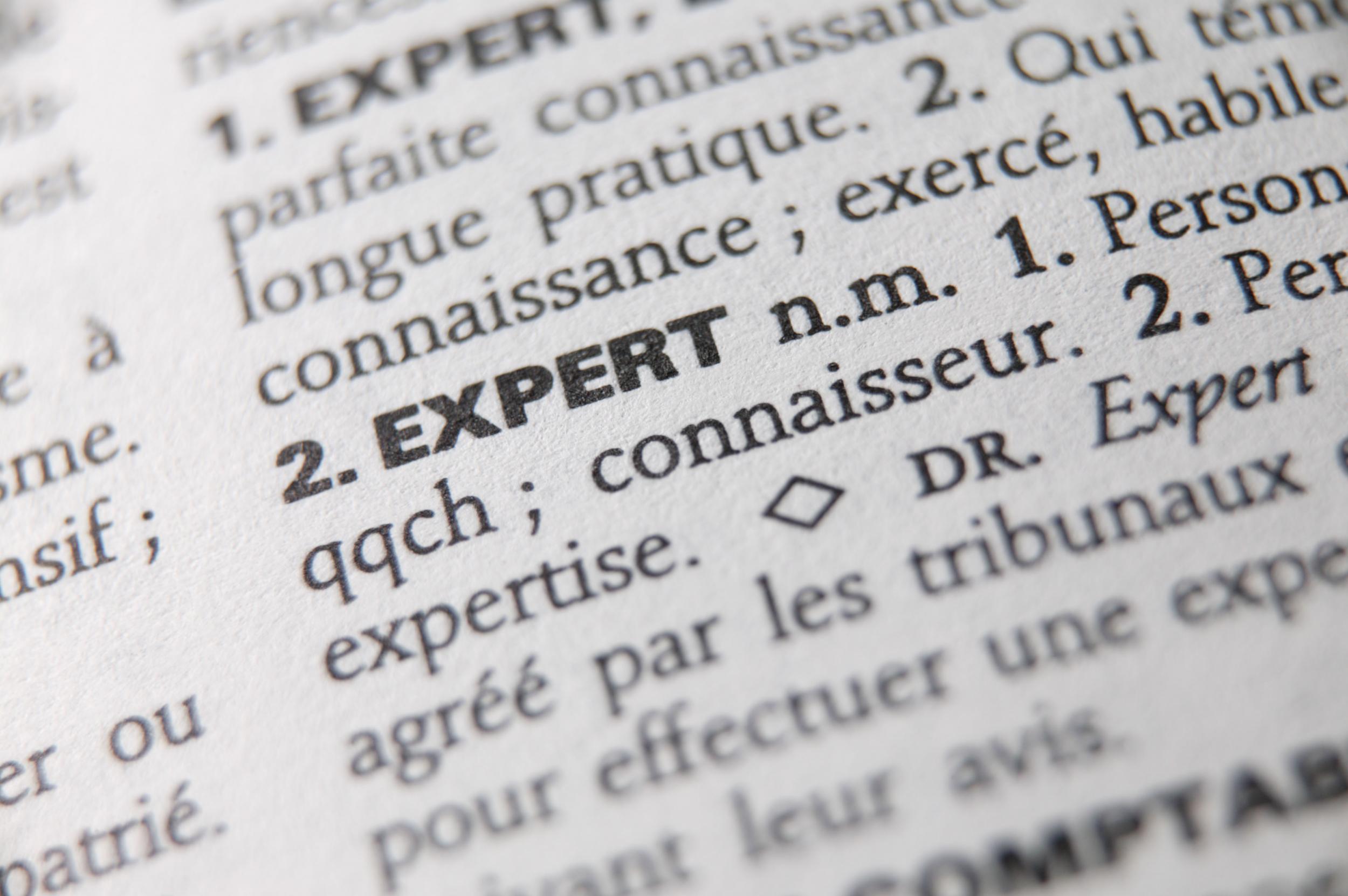 The French language has certain words that hold power, like expert, which is masculine