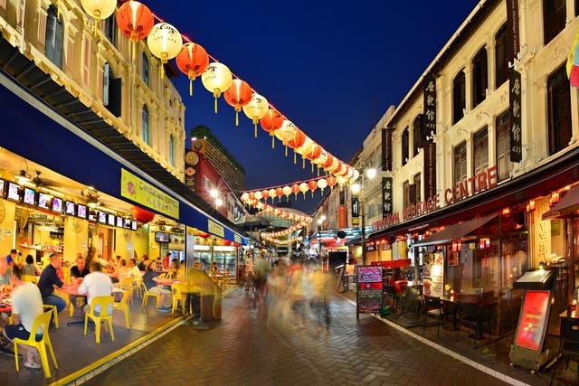 China town in Singapore