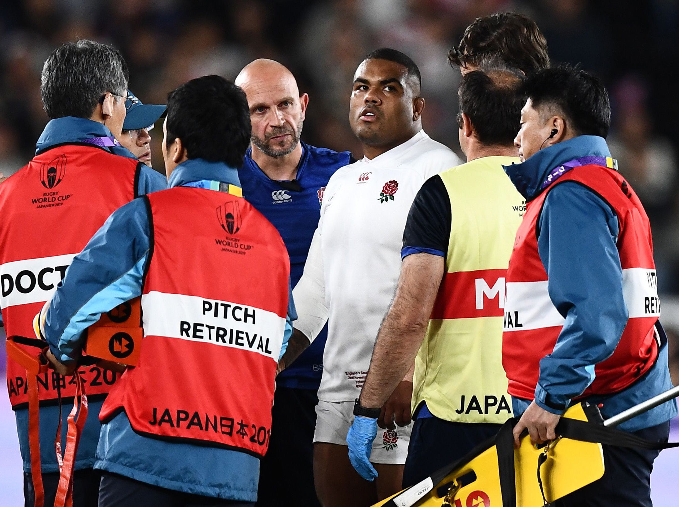 Kyle Sinckler injury: England prop knocked out 2 minutes into Rugby World Cup final vs South Africa