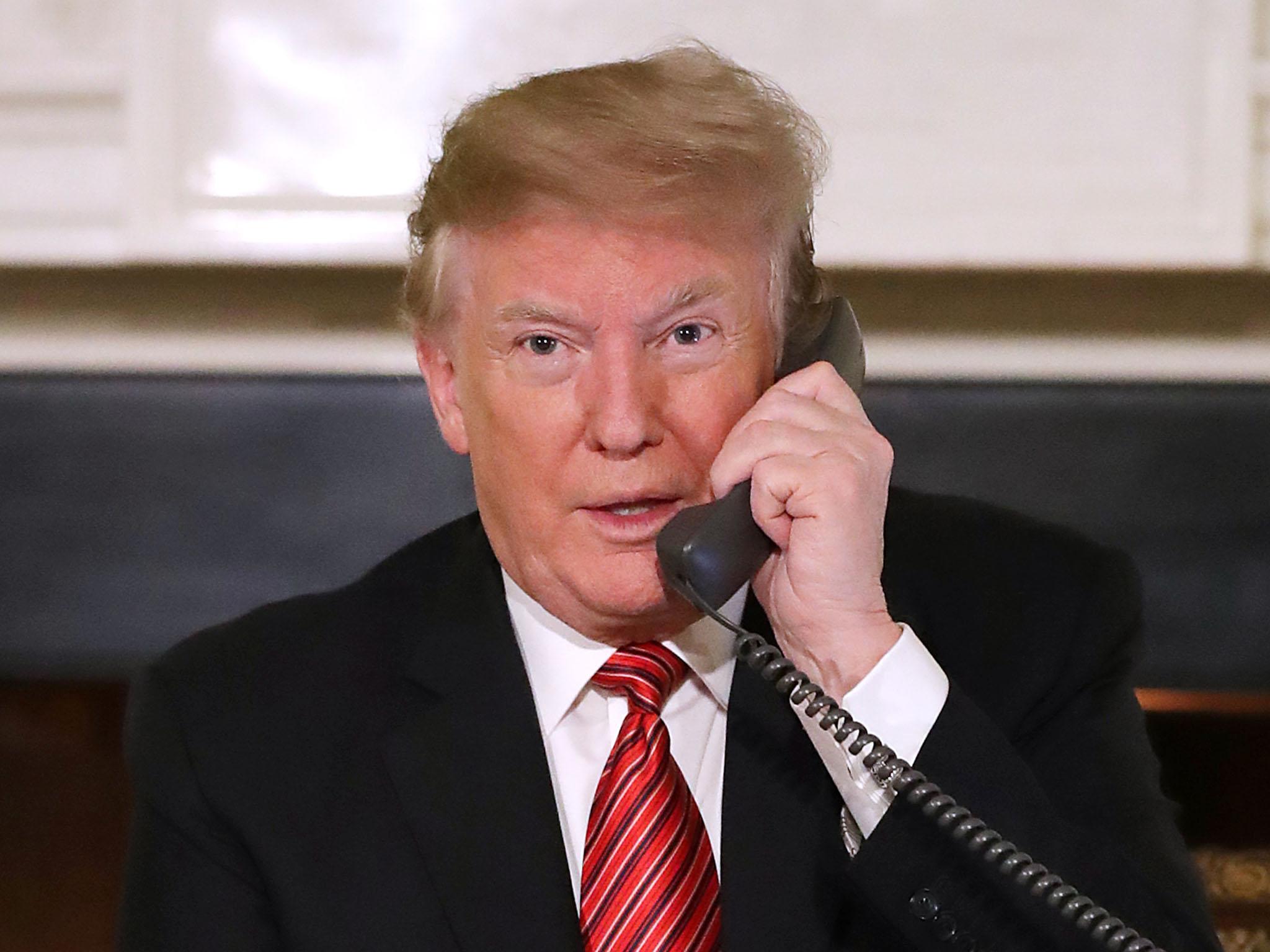 President Trump spoke with Ukrainian president Volodomyr Zelensky in a now infamous phone conversation on 25 July