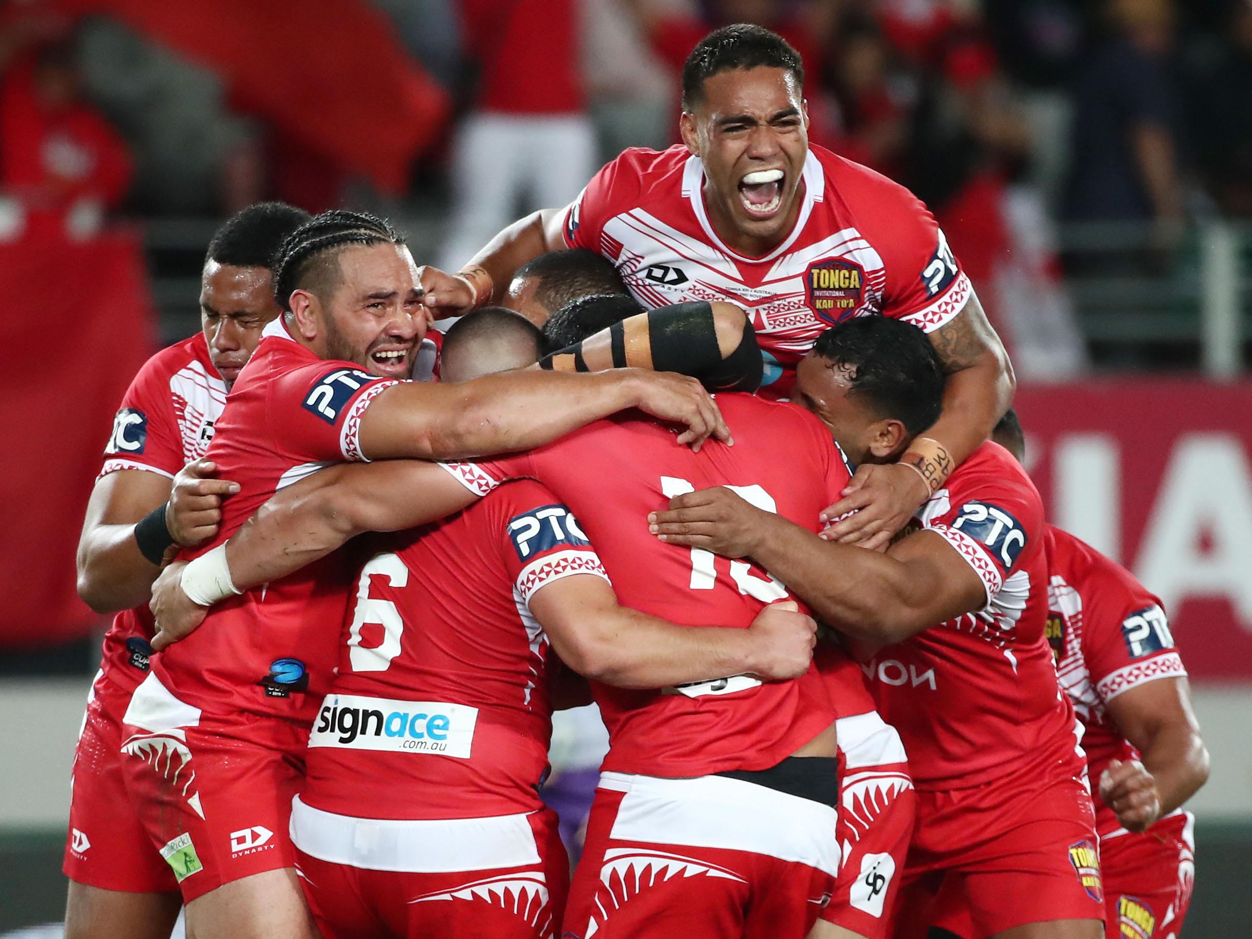Tonga shock Australia in huge rugby league upset The Independent