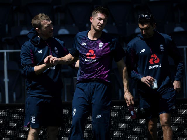 Joe Denly suffered an ankle injury at England training this week