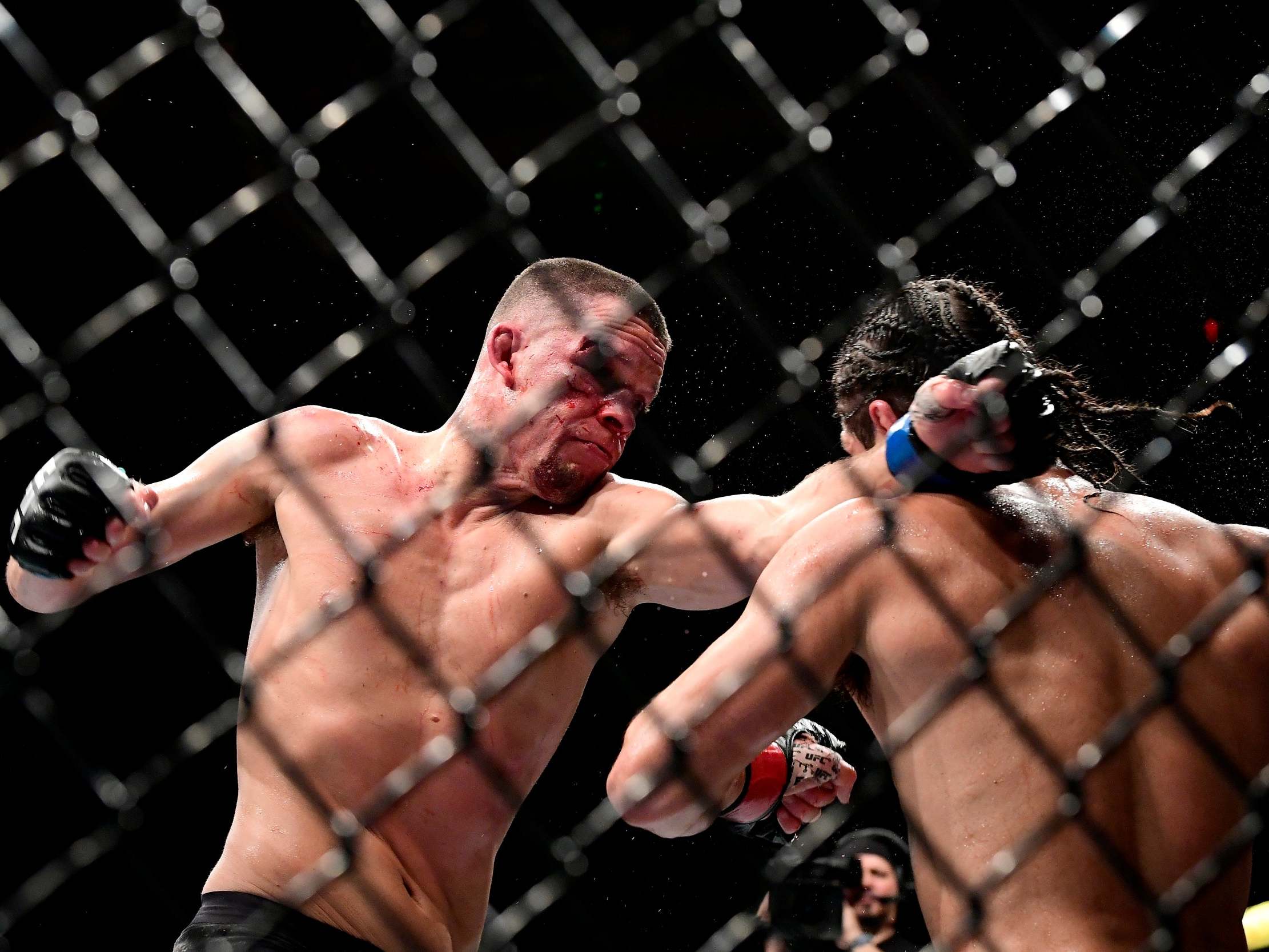 Diaz and Masvidal battle at UFC 244