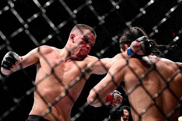 Diaz and Masvidal battle at UFC 244