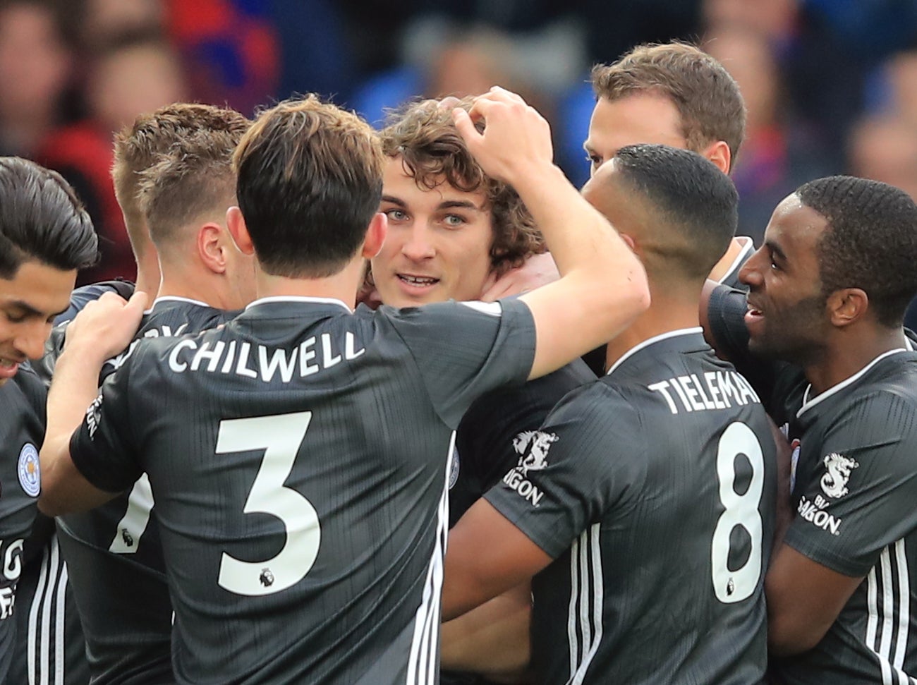 Leicester City beat Crystal Palace to move third thanks to goals from Caglar Soyuncu and Jamie Vardy