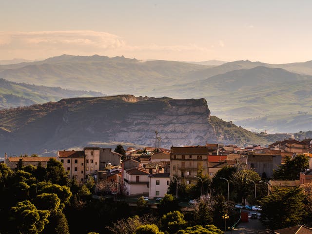 Cammarata in central Sicily