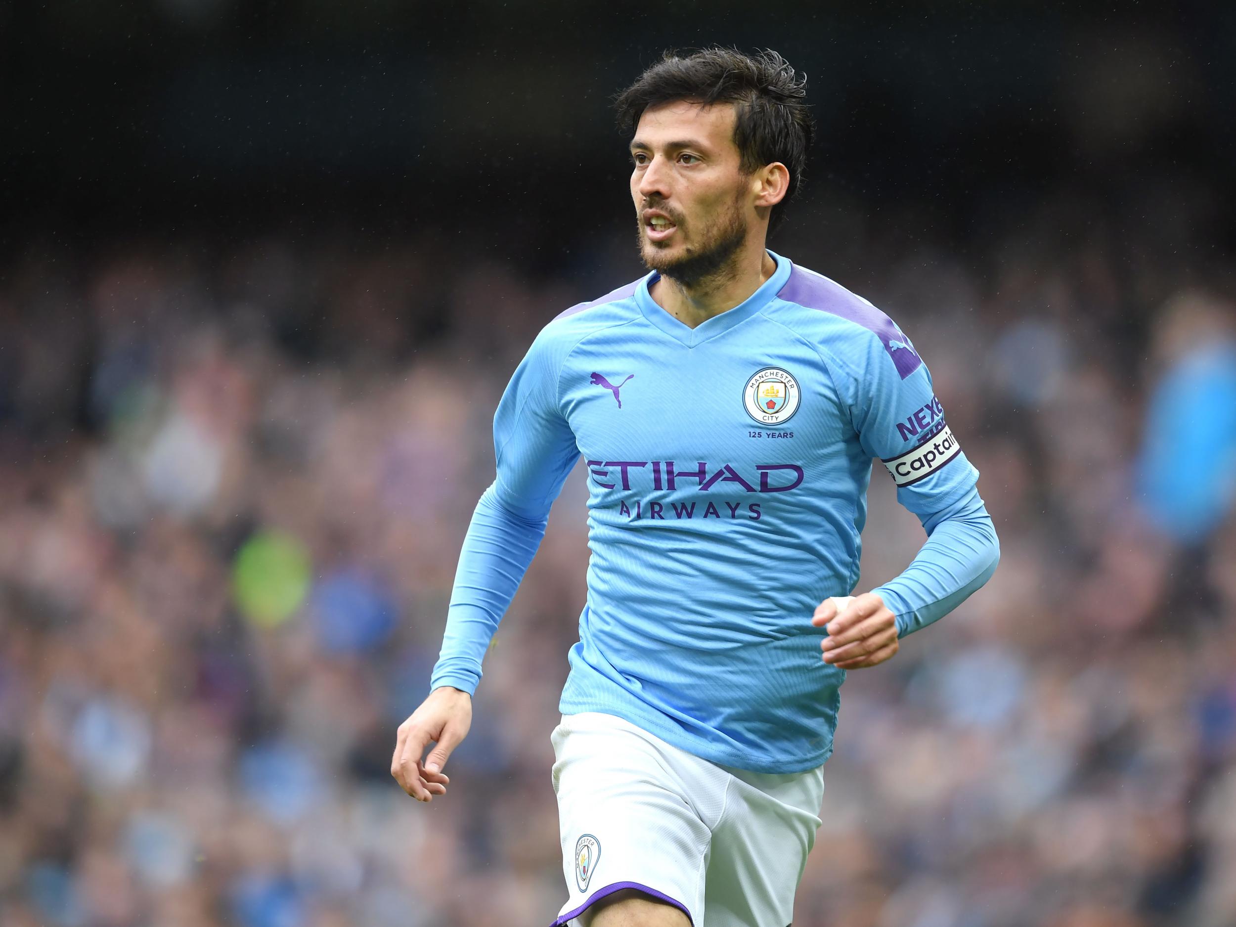 David Silva is set to miss Manchester City’s crucial clash with Liverpool