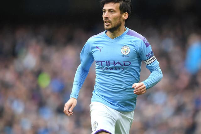 David Silva is set to miss Manchester City's crucial clash with Liverpool