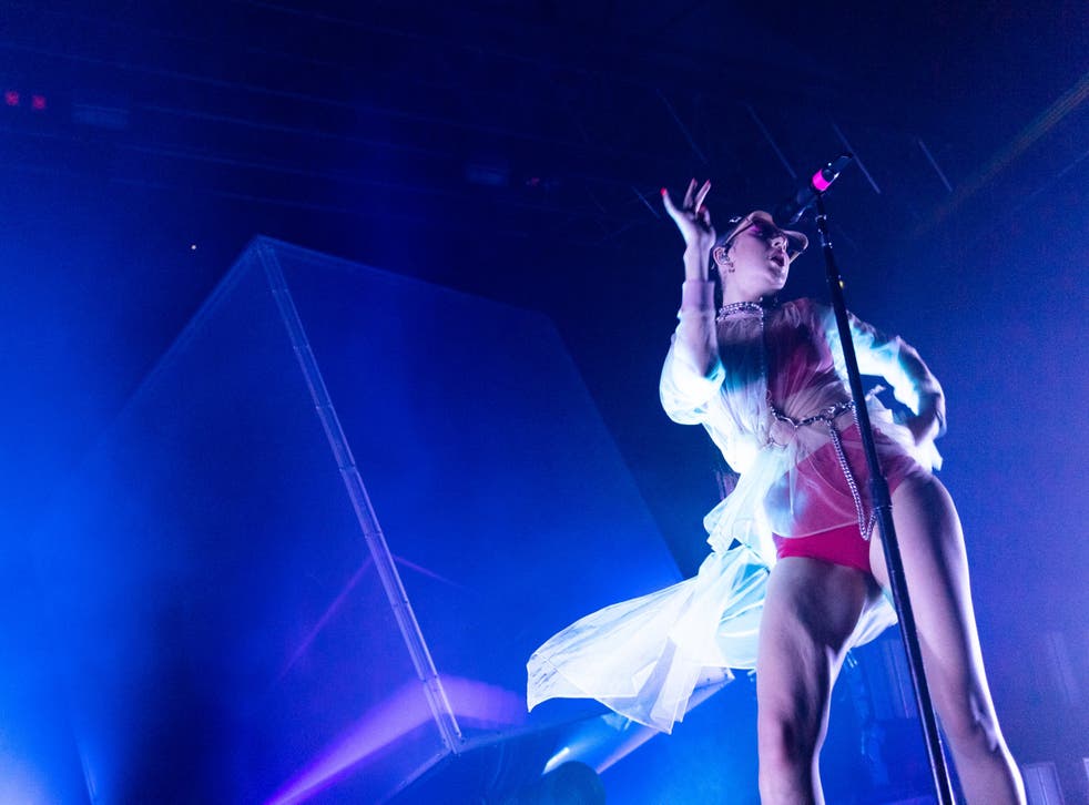 Charli XCX performs in Glasgow, October 2019