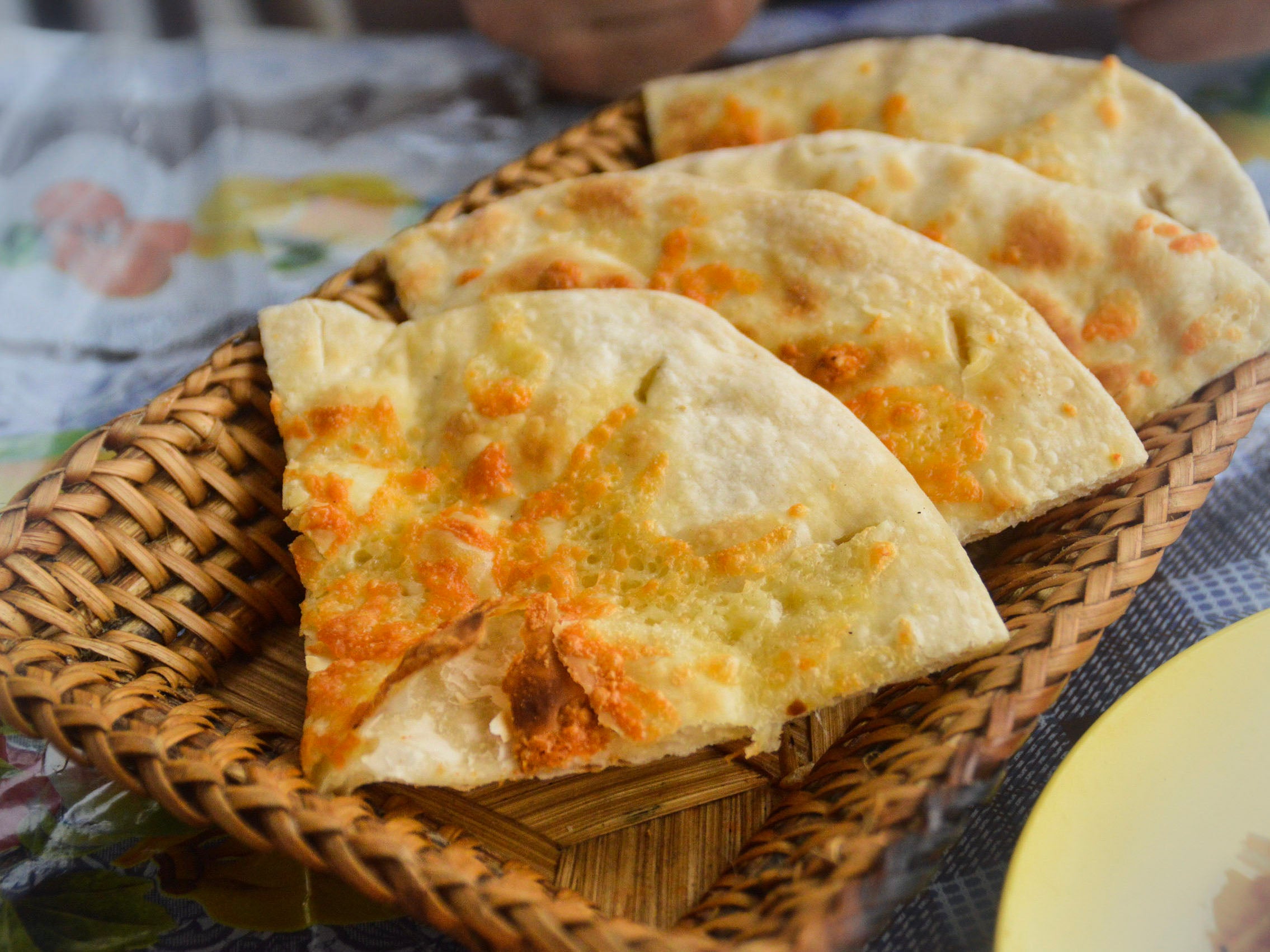 Aloo paratha, or flatbreads, a popular Indian dish