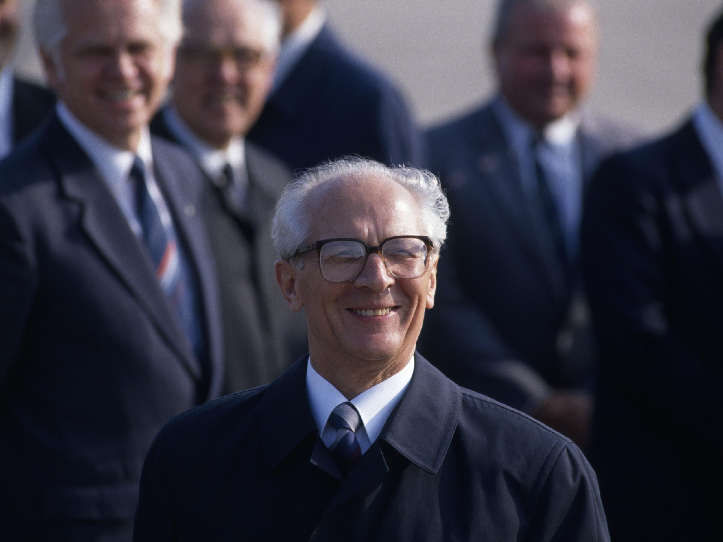 Erich Honecker during the 40th anniversary of the German Democratic Republic