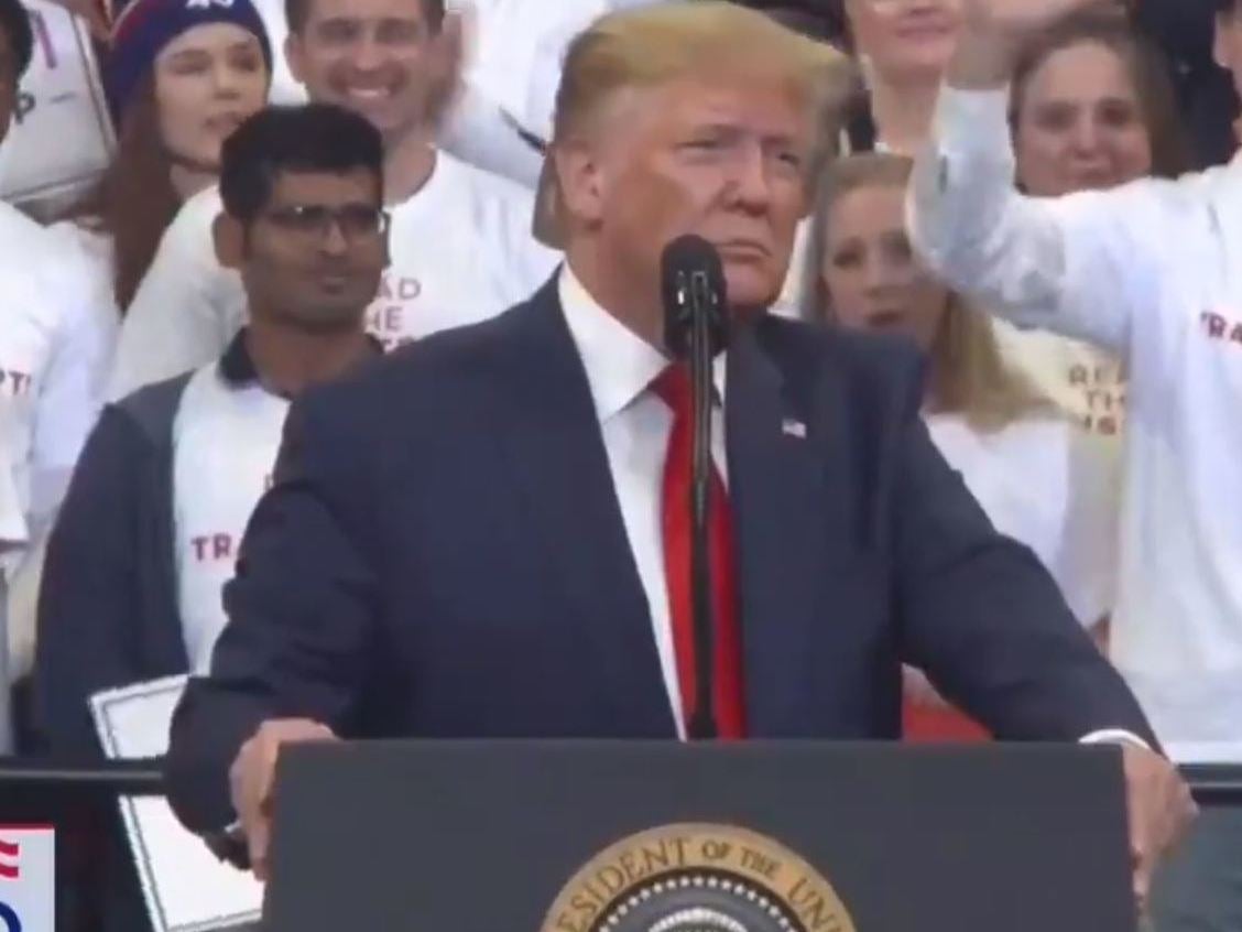 Trump muses about serving 21 more years as president