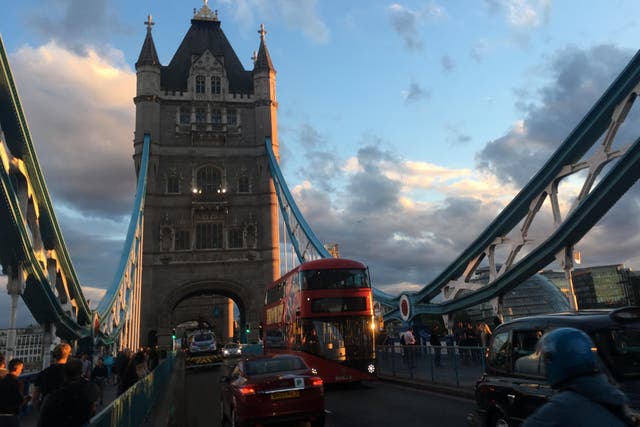 Draw bridge: Tower Bridge in London is a key attraction for overseas visitors
