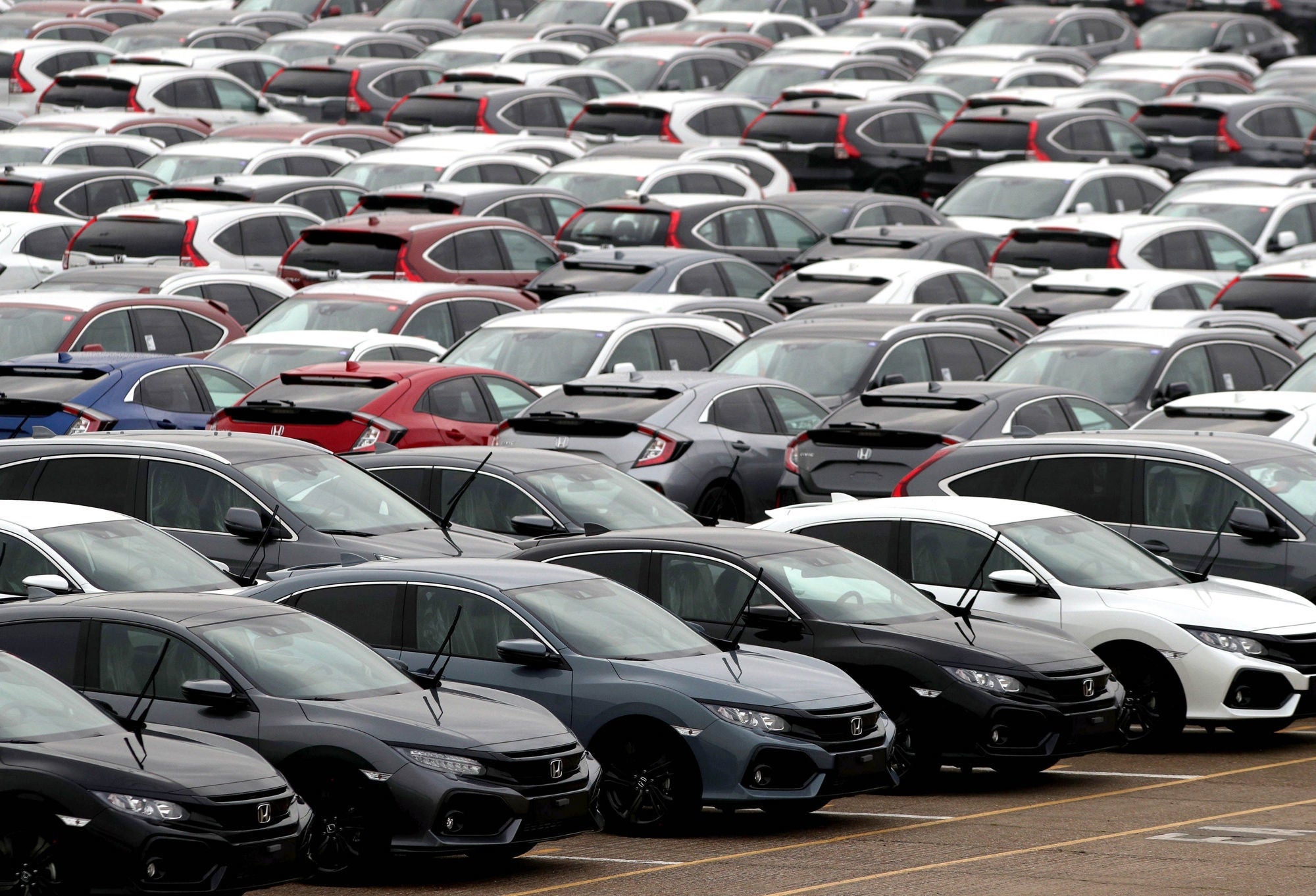 Just 145,377 new cars were registered last month compared to 223,421 in June 2019