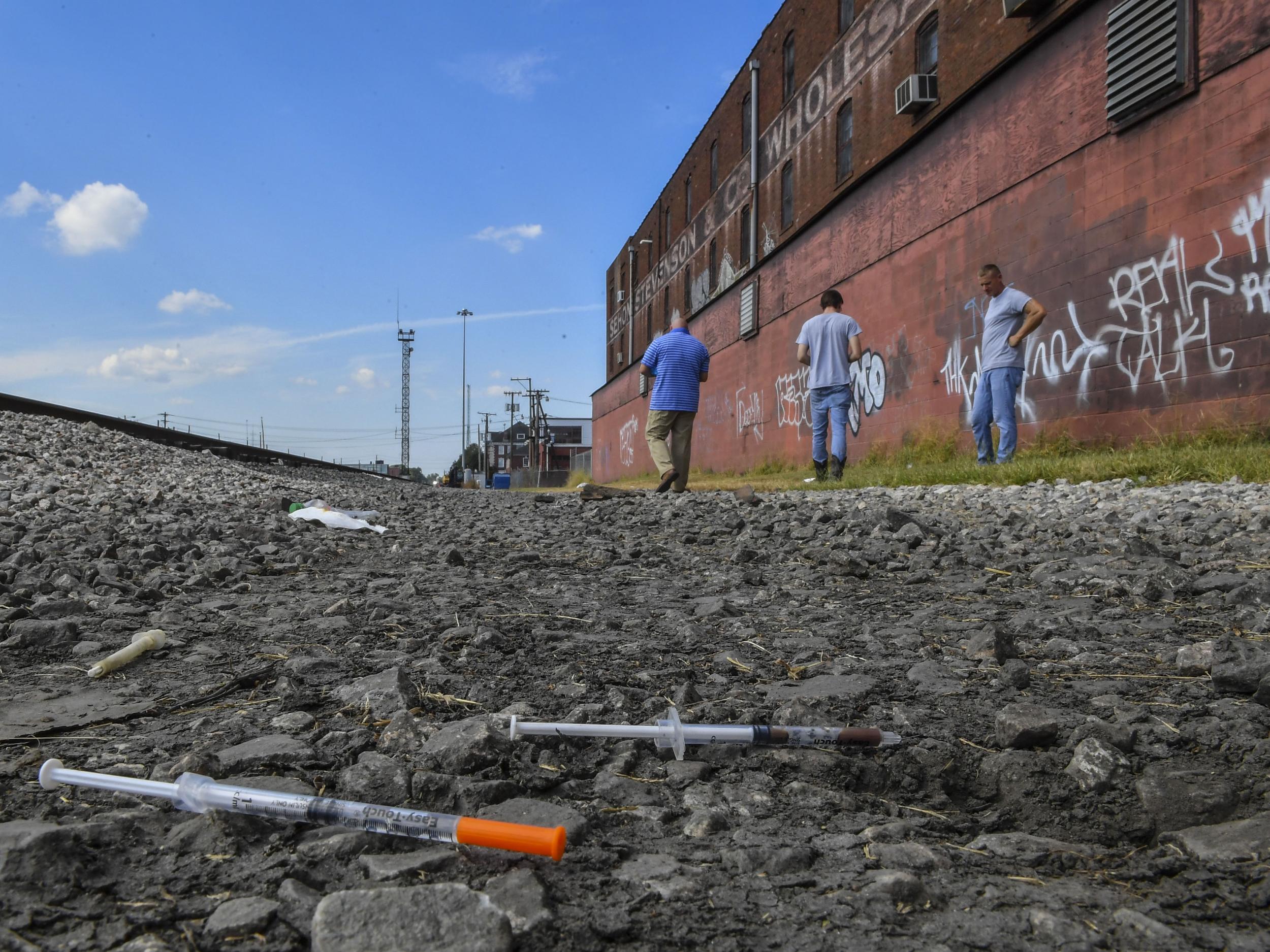 Addicts would search for discarded dirty needles and use them out of desperation