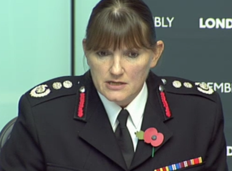Dany Cotton said the brigade would now deploy more fire engines and firefighters if another high-rise fire were to occur