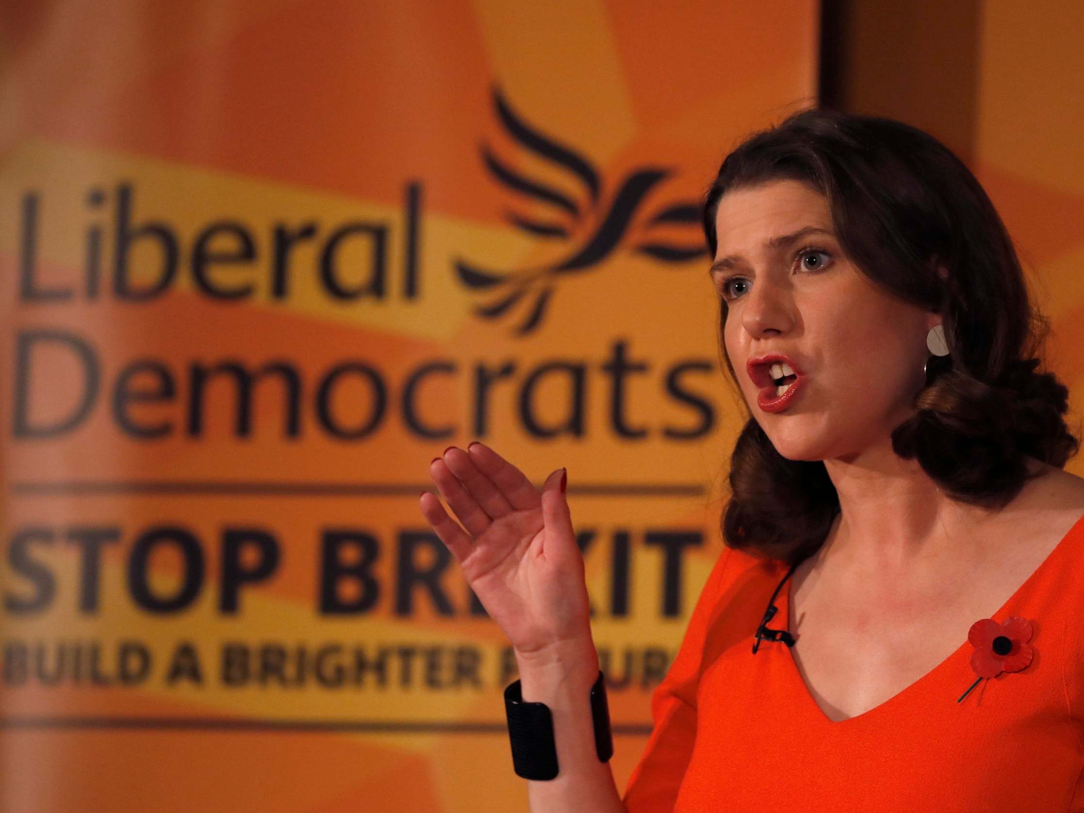 Jo Swinson &apos;absolutely categorically&apos; rules out working with Corbyn even to deliver new Brexit referendum