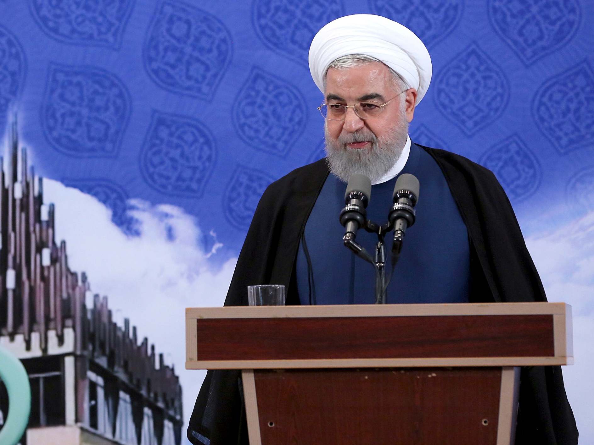 President Rouhani has said Tehran will begin injecting uranium gas into 1,044 centrifuges
