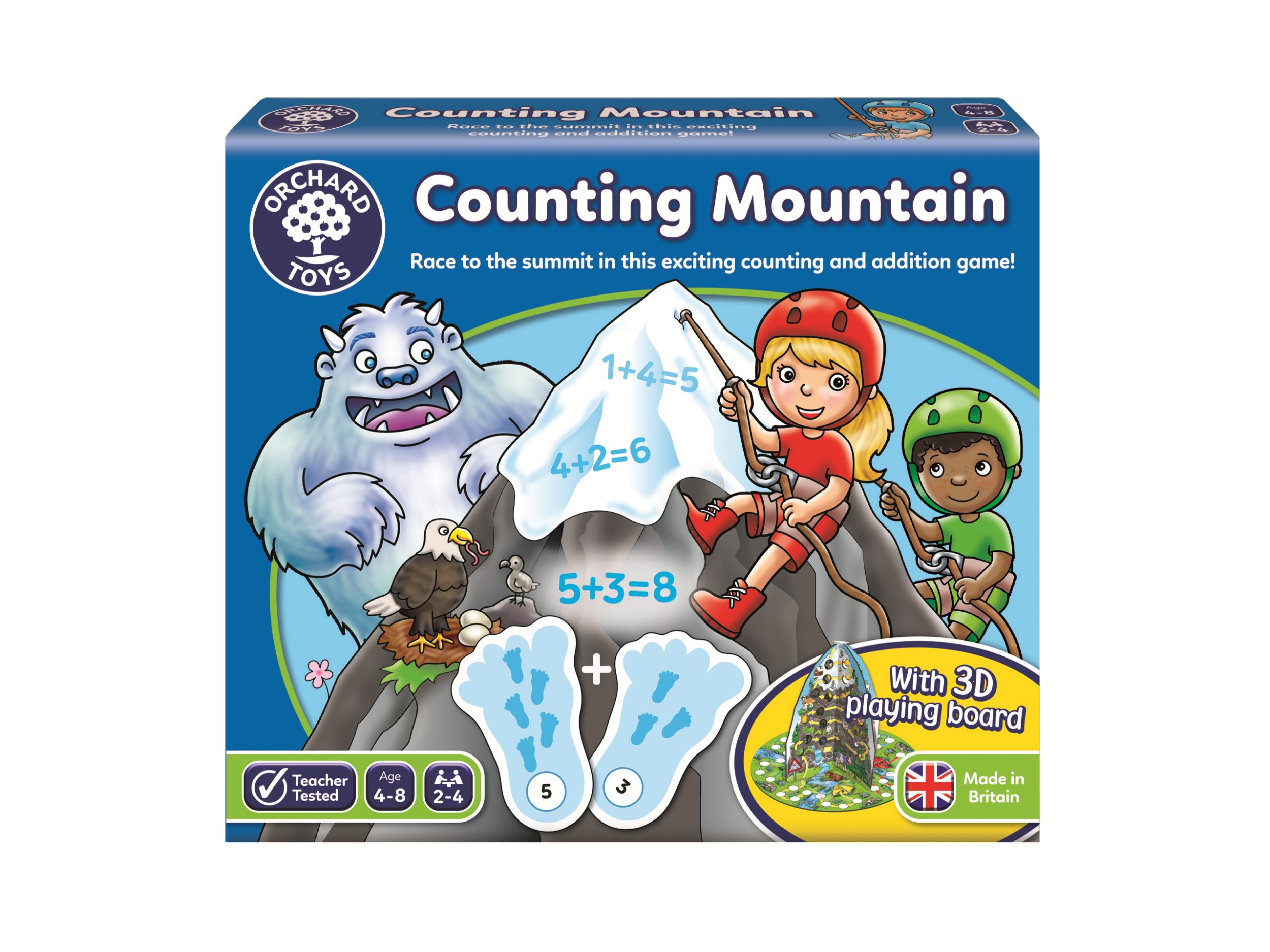 Climb the mountain to be victorious in this game for kids (Orchard Toys)
