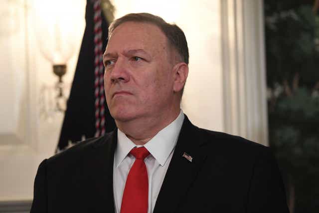 Mike Pompeo's state department typically oversees foreign interactions