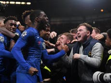 Chelsea fight back to draw with nine-man Ajax in eight-goal epic