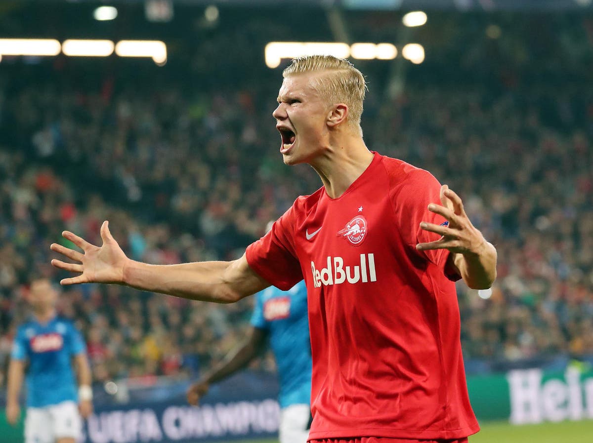 Red Bull Salzburg can beat 'world's best team' Liverpool, says Erling Braut Haaland | The Independent | The Independent