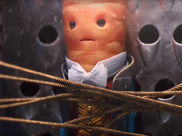 Kevin the Carrot in Aldi's 2019 Christmas advert