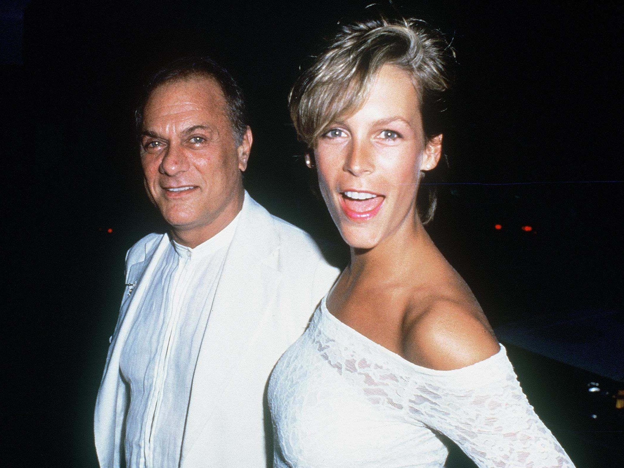 Jamie Lee Curtis and her father, Tony Curtis