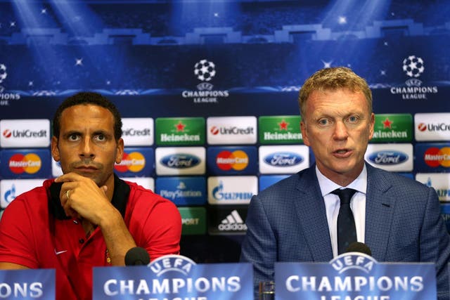 David Moyes has hit back at Rio Ferdinand after his time at Manchester United was criticised