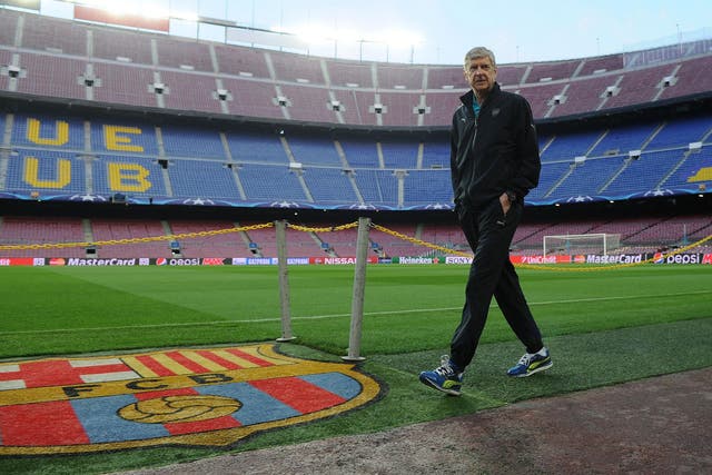Arsene Wenger has criticised Barcelona for becoming too reliant on Lionel Messi