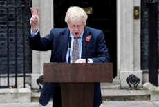 Boris cleared his throat then opened up the sluice gate of lies