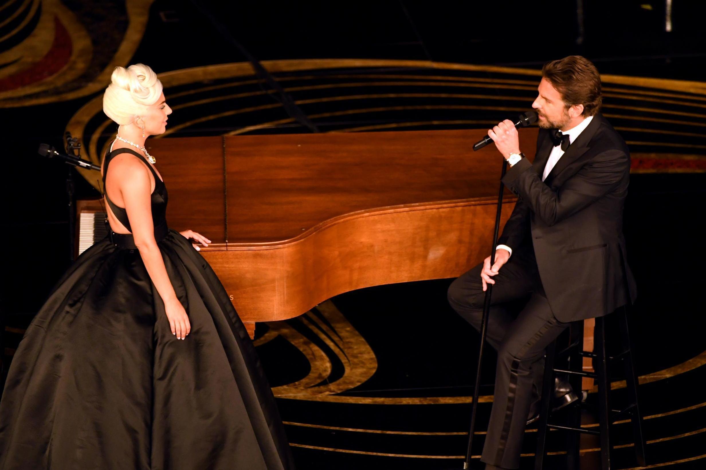 Lady Gaga and Cooper performed 'Shallow' at the 2019 Oscars (Getty)