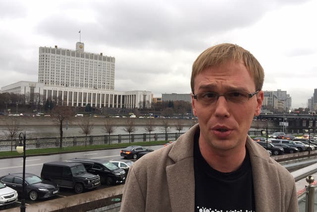 Security fears mean Ivan Golunov has been unable to return to his reporting 